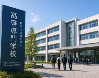 【現場視点】高等専門学校の機能強化に関する検討会（第5回）配布資料をテーマにしたAI生成イメージ