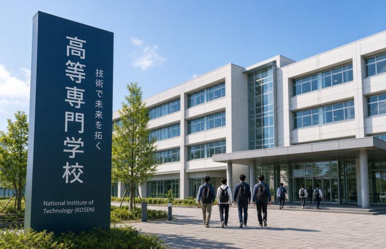 【現場視点】高等専門学校の機能強化に関する検討会（第5回）配布資料をテーマにしたAI生成イメージ