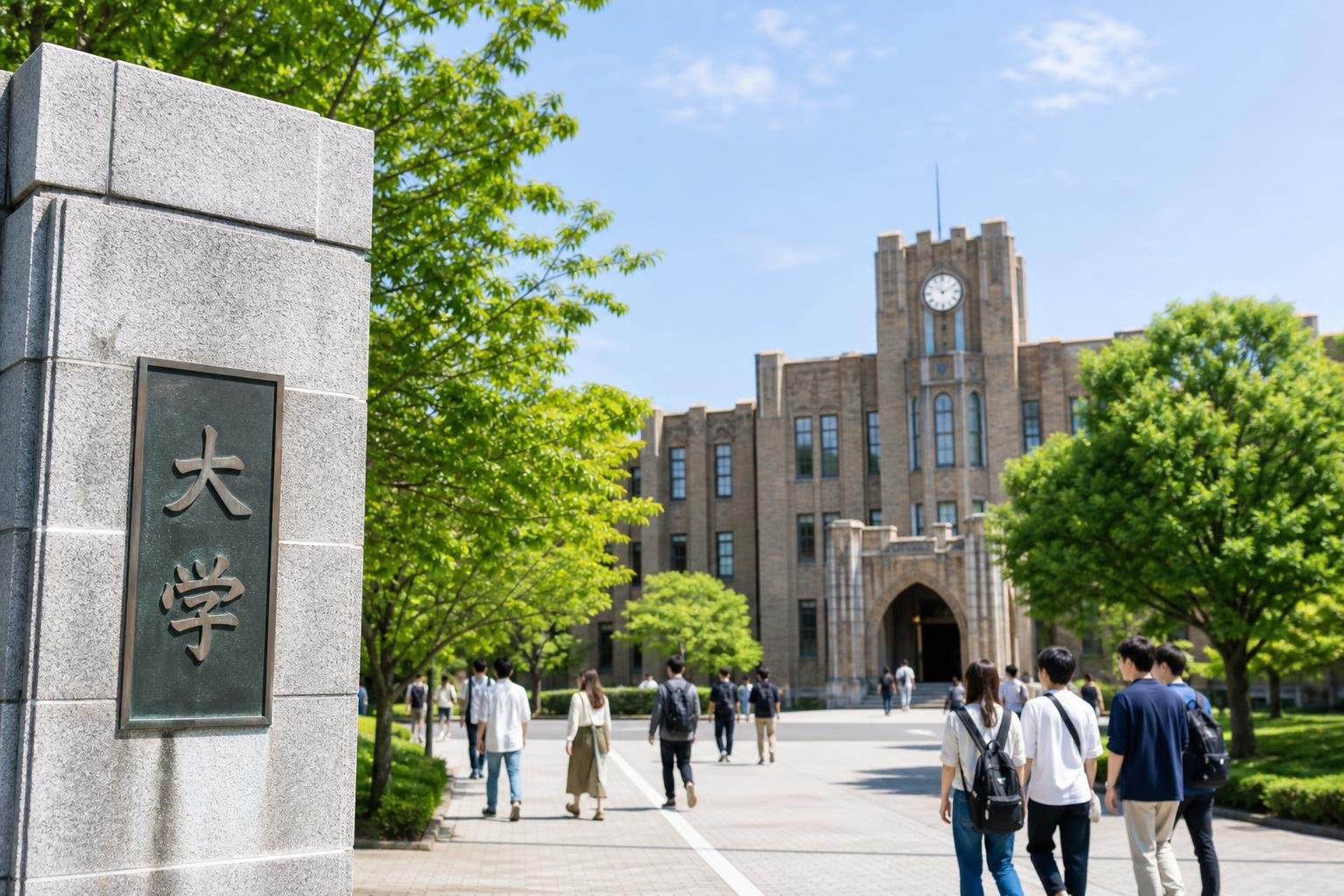 【現場視点】2040年を見据えた高等教育改革の方向性について～大学等の機能強化と量的規模適正化～をテーマにしたAI生成イメージ