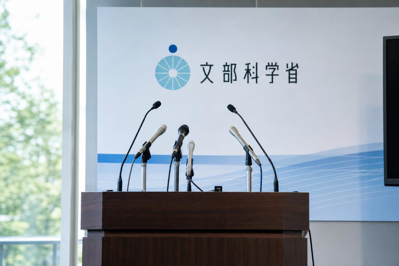 【現場視点】関芳弘文部科学大臣記者会見録（令和8年10月2日）をテーマにしたAI生成イメージ