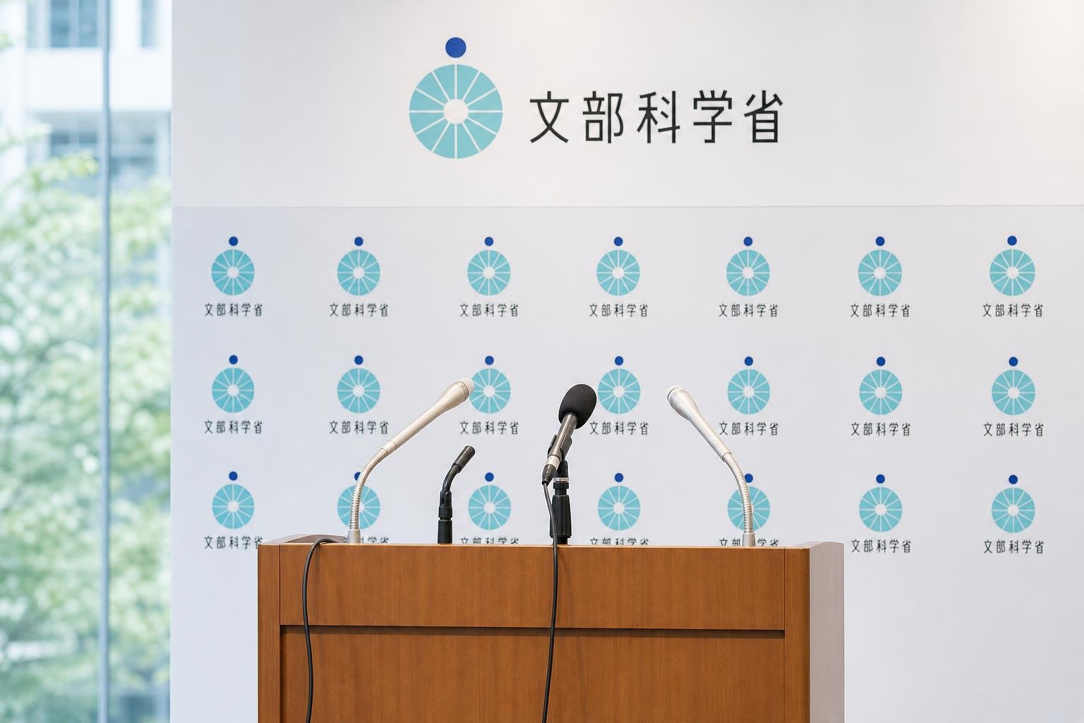 【現場視点】関芳弘文部科学大臣記者会見録（令和8年10月13日）をテーマにしたAI生成イメージ