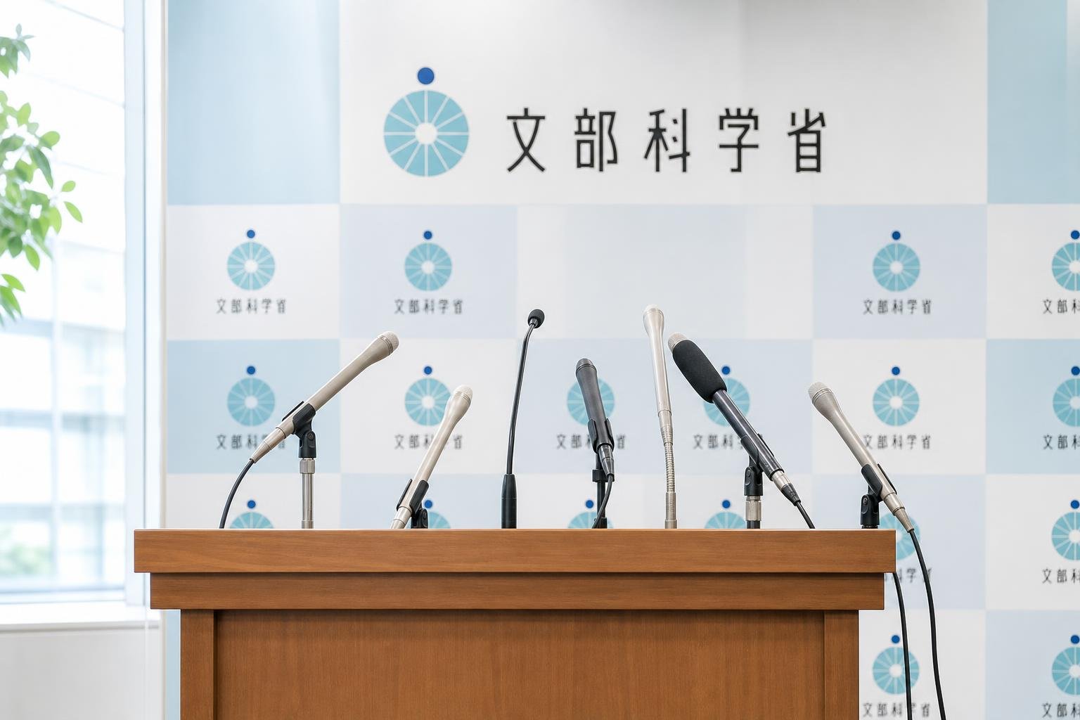 【現場視点】関芳弘文部科学大臣記者会見録(令和8年10月16日)をテーマにしたAI生成イメージ