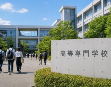 【現場視点】高等専門学校の機能強化に関する検討会（第6回）配布資料をテーマにしたAI生成イメージ