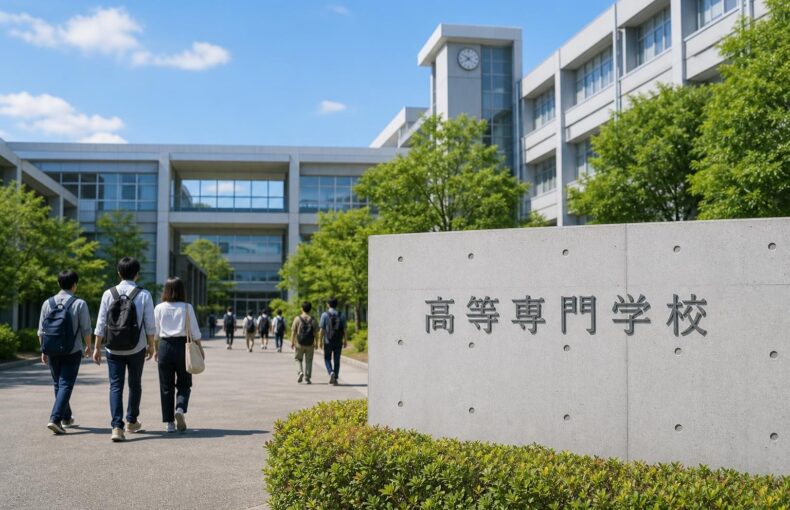 【現場視点】高等専門学校の機能強化に関する検討会（第6回）配布資料をテーマにしたAI生成イメージ