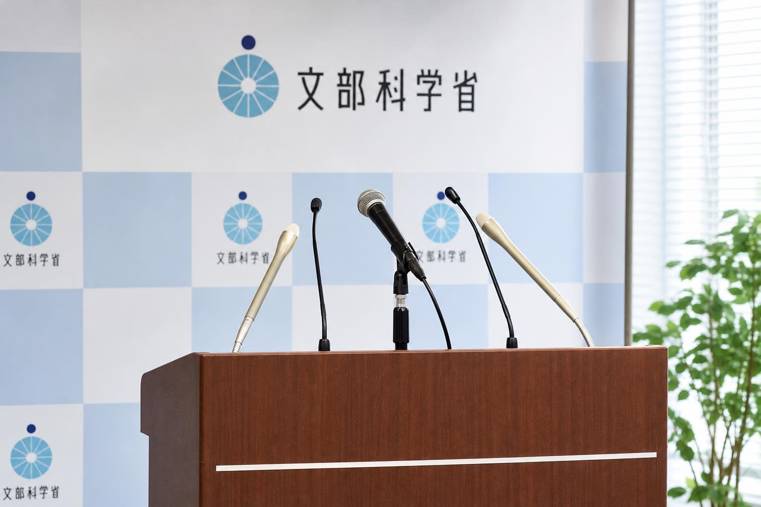 【現場視点】関芳弘文部科学大臣記者会見録（令和8年10月20日）をテーマにしたAI生成イメージ